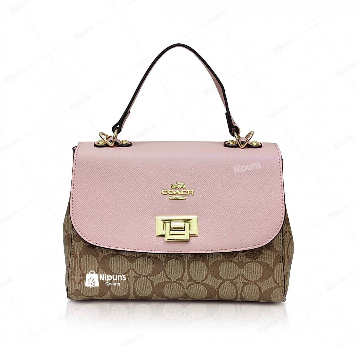 COACH HAND BAG (PINK)