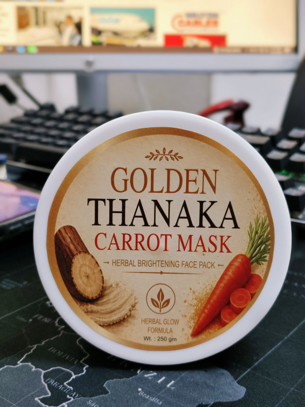 Golden Thanaka Carrot Mask