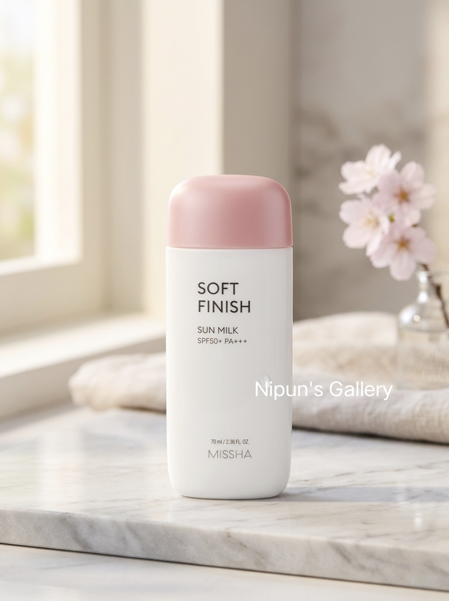 Missha Soft Finish Sun Milk SPF50+ Pa+++