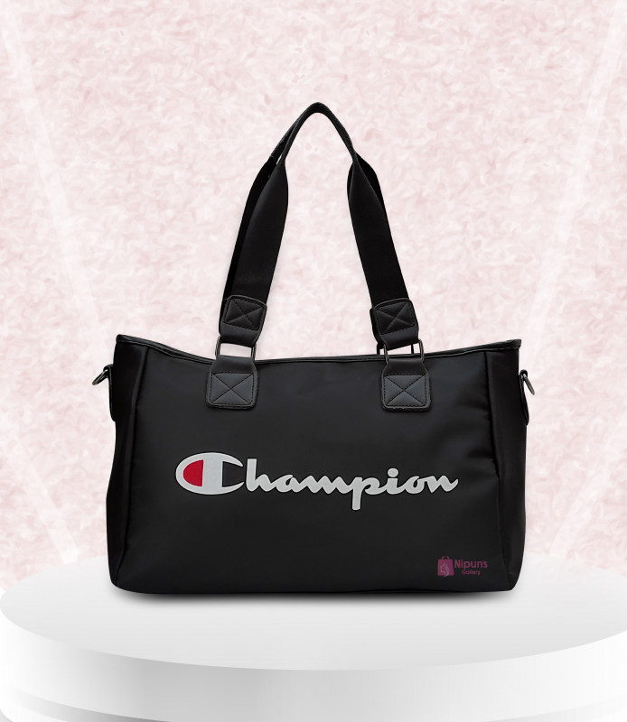 Champion Black Bag